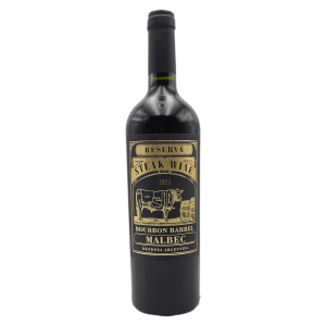 Steak Wine Bourbon Barrel Reserva Malbec 2025